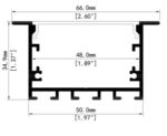 ALU-TW6635 LINEAR LED LIGHT 6635